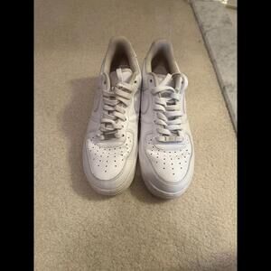 Nike Air Force 1 Low Mens 9.5 White Shoes CW2288-111